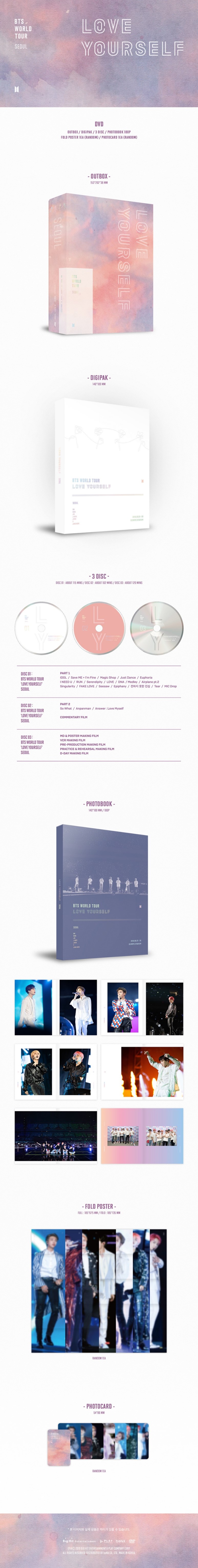 BTS - WORLD TOUR "LOVE YOURSELF" SEOUL (DVD)